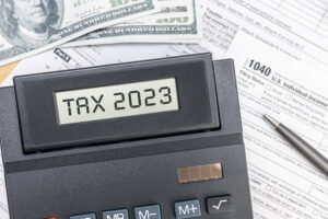 Tax time 2023 concept